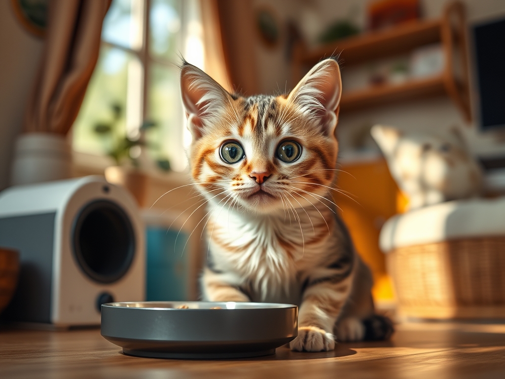 programmable cat feeder with app alerts - cat automatic feeders app control guide hero image