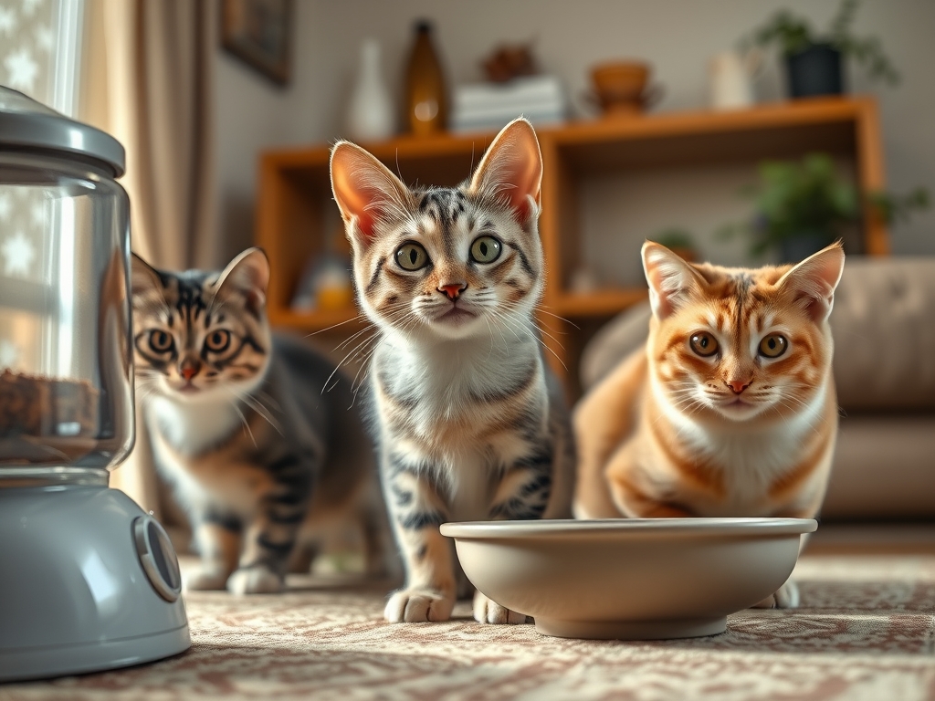 Costs and Value of the Best Timed Feeder for Two Cats - cat automatic feeders multi cat