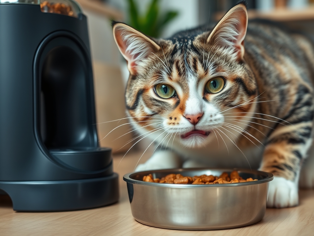 automatic cat feeder with camera and food storage - cat automatic feeders with camera guide hero image