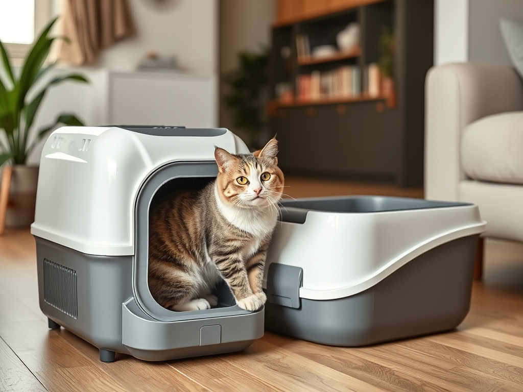 automatic litter box for heavy cats - cat automatic litter box cleaners guide hero image