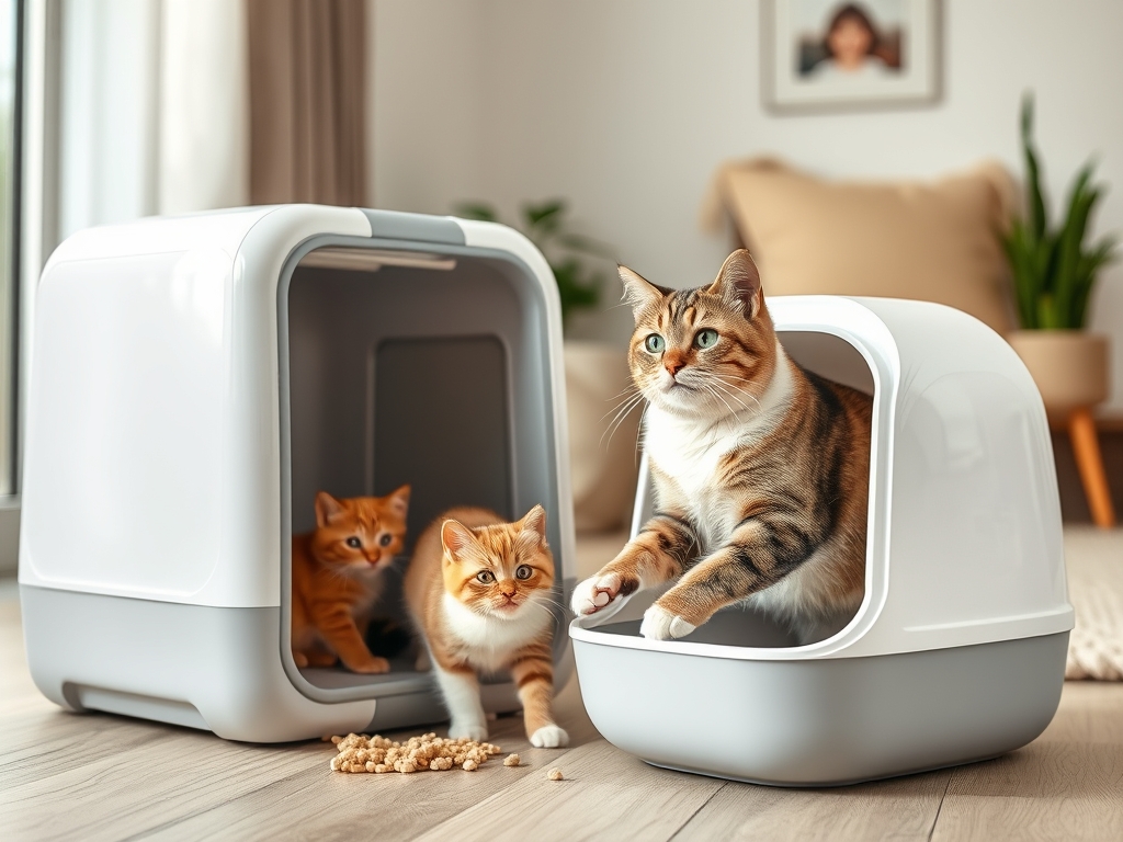 automatic litter box for kittens - cat automatic litter box cleaners guide hero image
