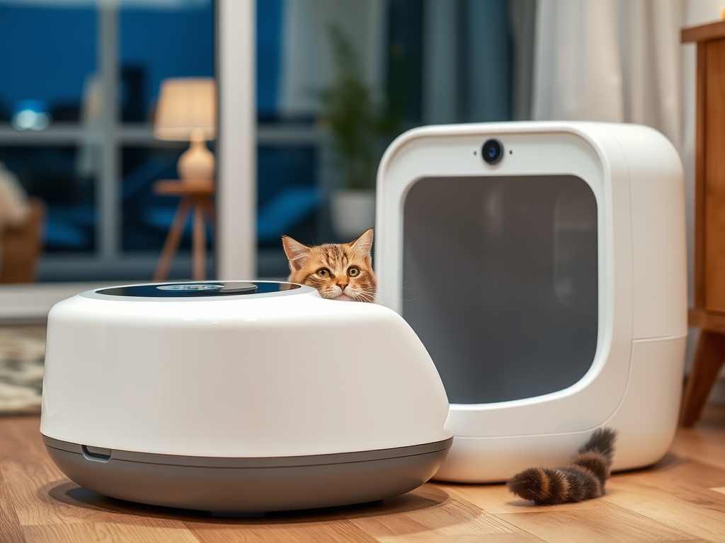 Cat owner reviewing is a robotic litter box worth it options for their pet in 2026
