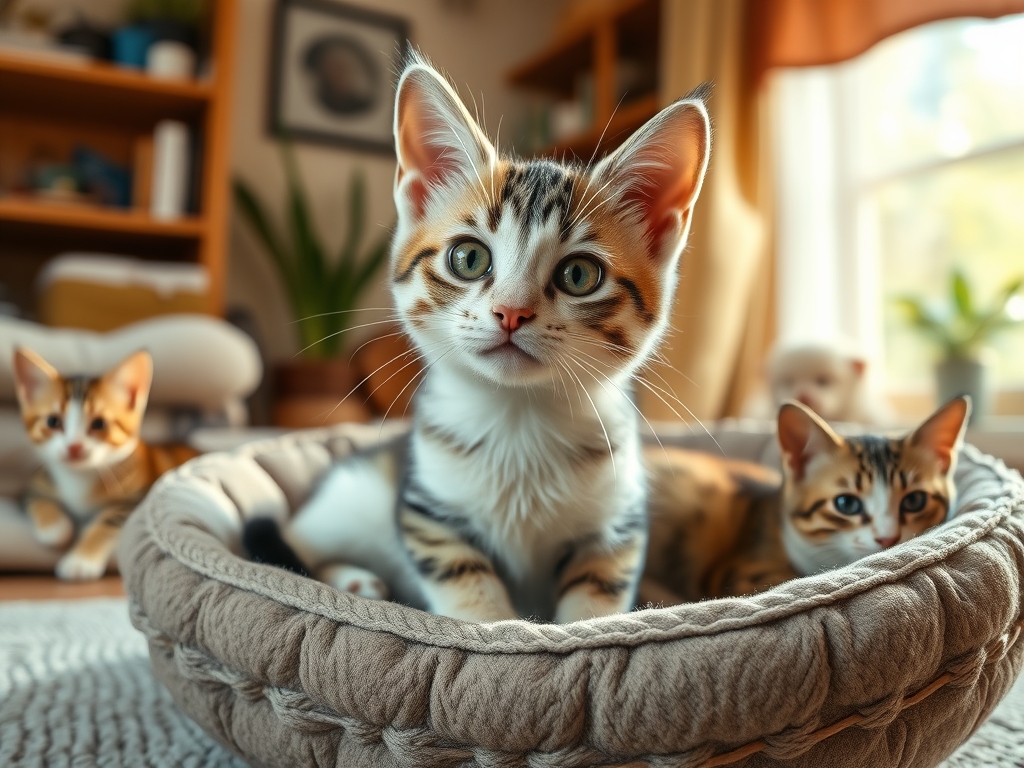 cat bed for multiple cats - cat beds blankets guide hero image