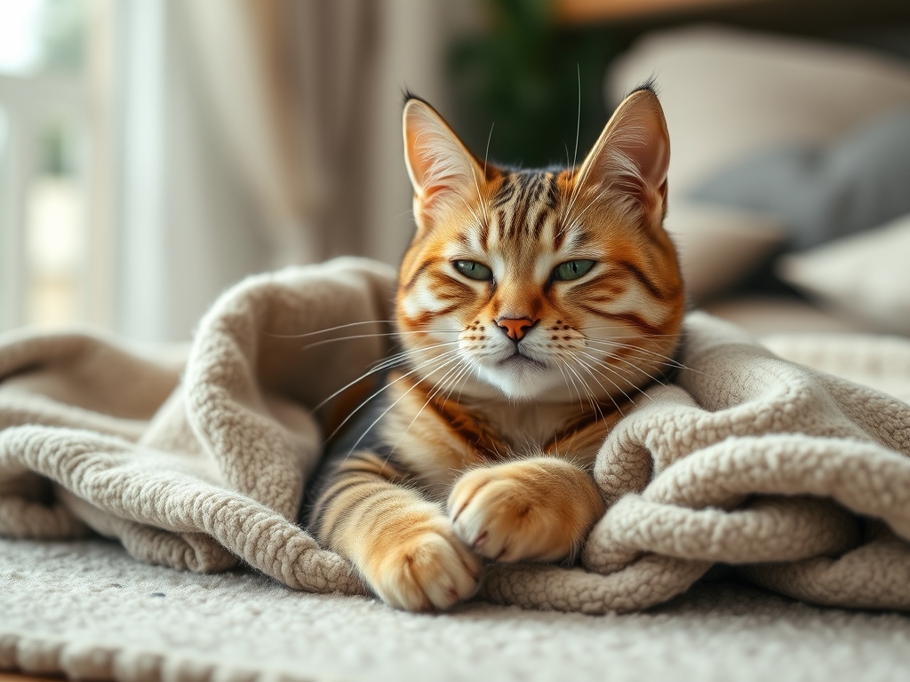 cat blanket for calming anxiety - cat beds blankets guide hero image