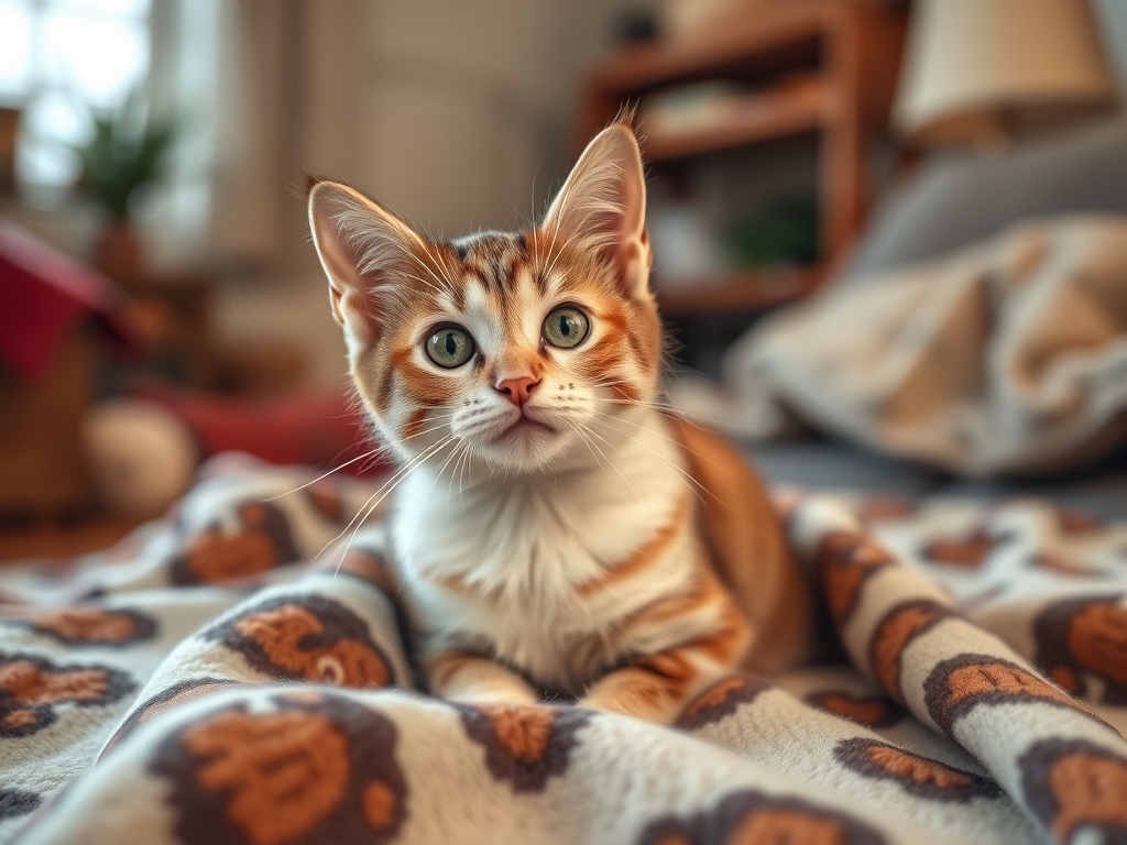 cat blanket for multi pet households - cat beds blankets guide hero image