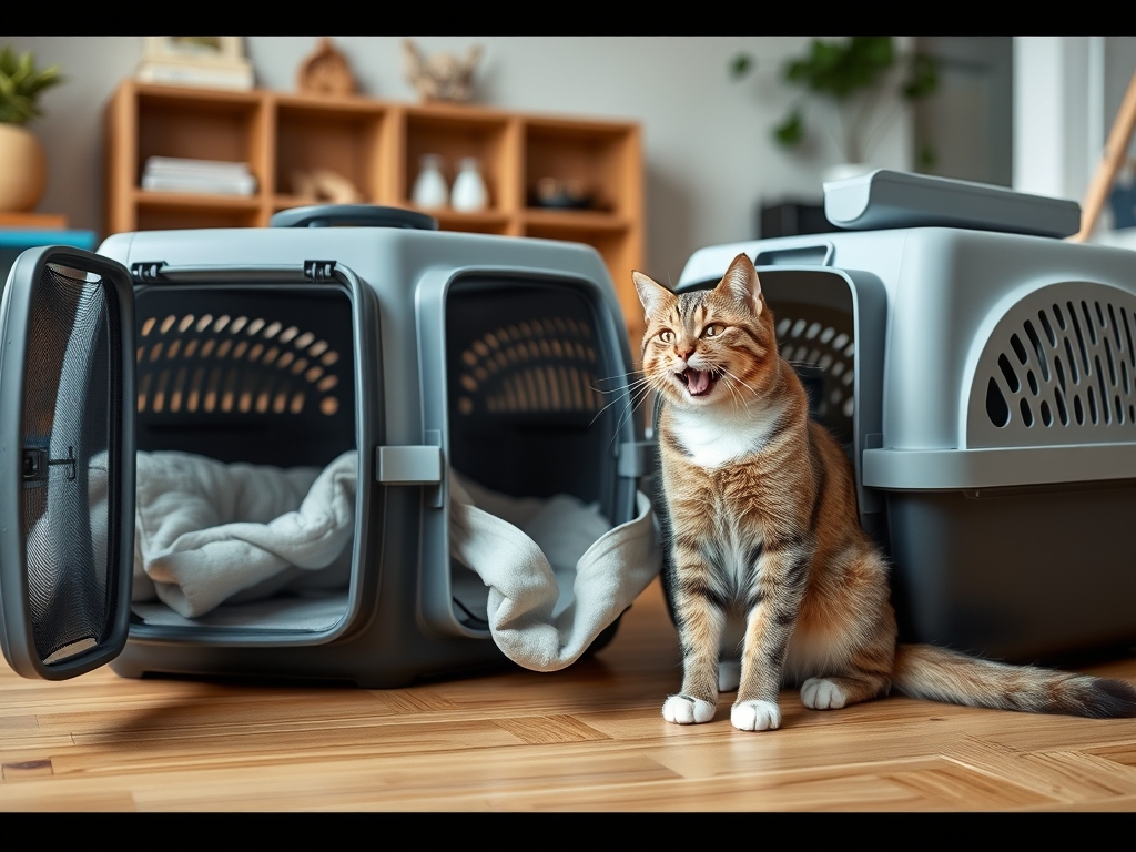 cat carrier with washable liner - cat carriers travel products guide hero image