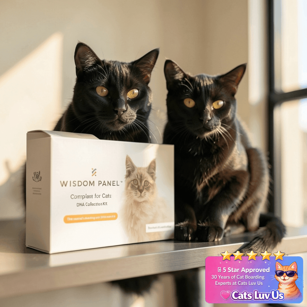 Wisdom Panel Complete: Cat DNA Test kit for 45 with cat - professional product lifestyle photo