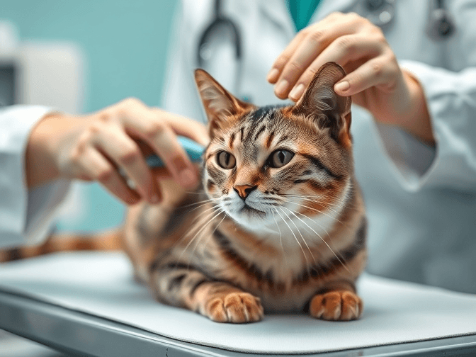Cat owner reviewing how to choose cat eye care and health options for their pet in 2026