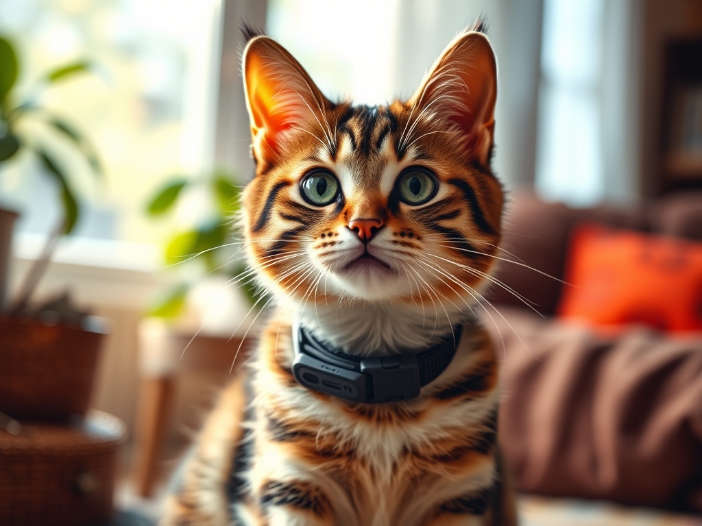 cat collar with rechargeable battery - cat gps smart collars guide hero image
