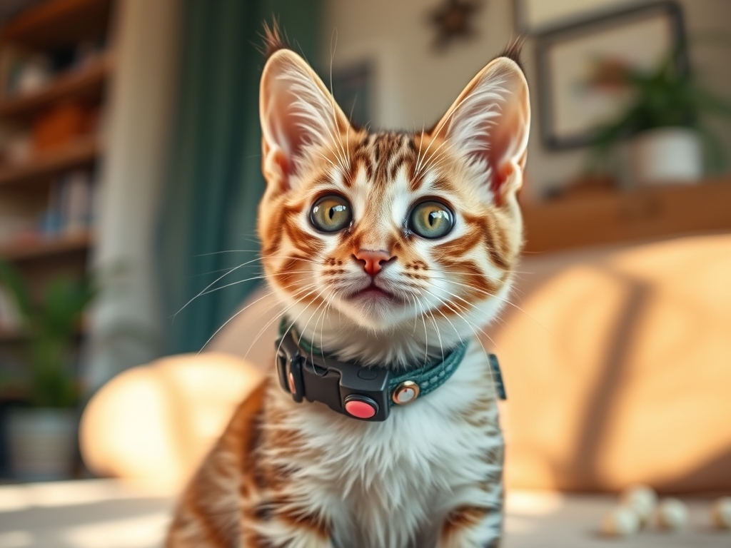 cat collar with waterproof design and gps - cat gps smart collars guide hero image