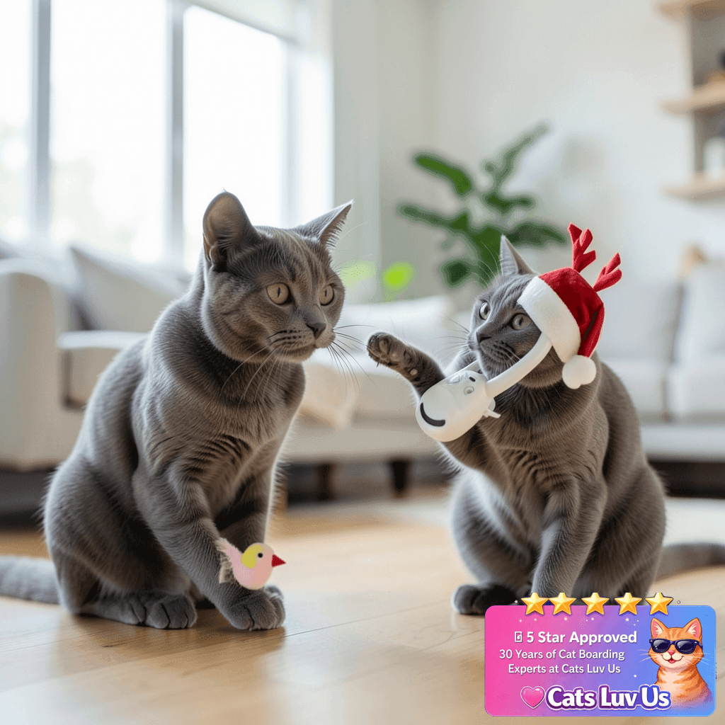 Interactive Cat Toys for Indoor Cats: Automatic Flying Bird with cat - professional product lifestyle photo