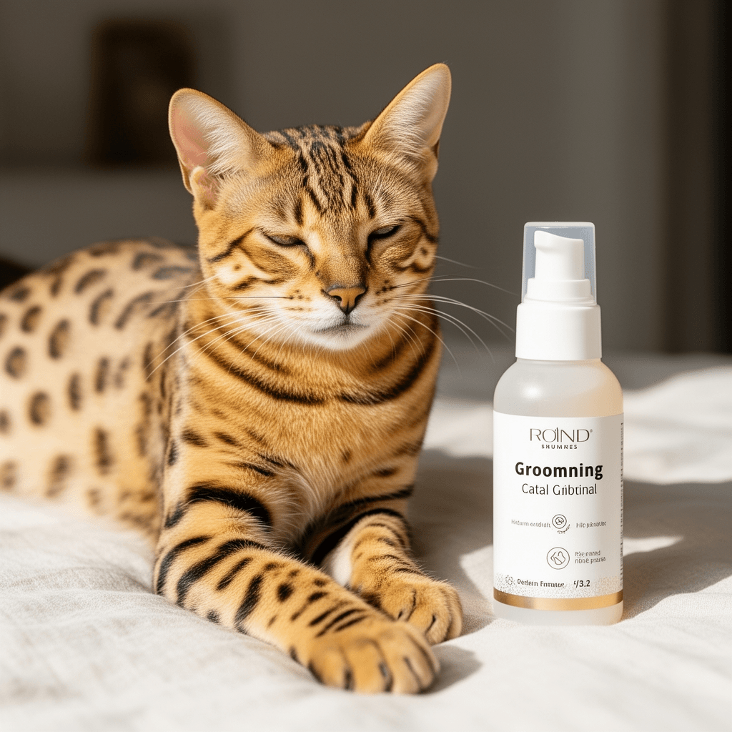 Heusom Silent Groom Pro Pet Nail Grinder | Whisper Quiet with cat - professional product lifestyle photo