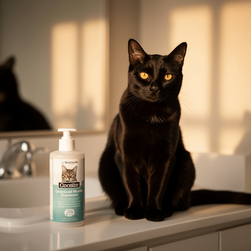 Heusom Silent Groom Pro Pet Nail Grinder | Whisper Quiet with cat - professional product lifestyle photo