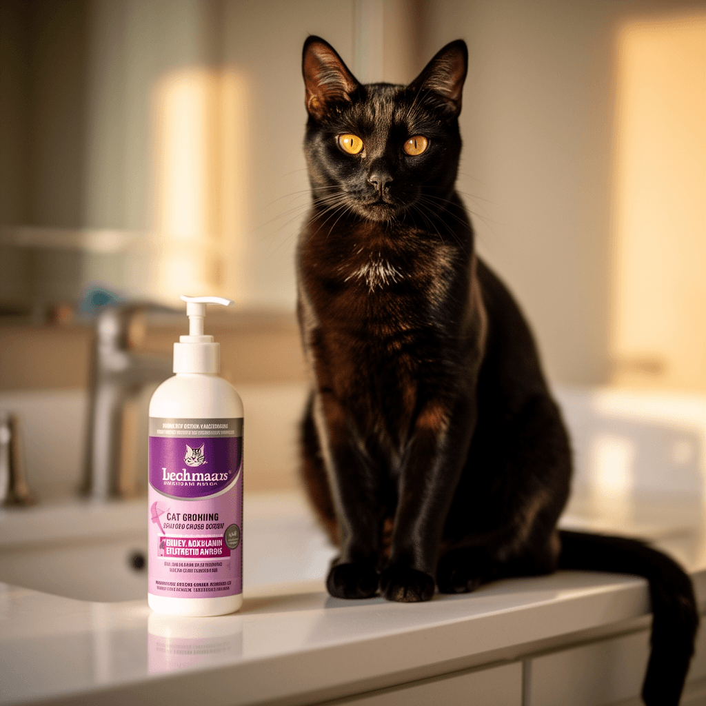 LOPSIC Whisper Quiet Dog Nail Grinder with LED Light with cat - professional product lifestyle photo