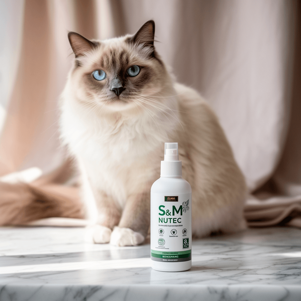 S&M Nutec with cat - professional product lifestyle photo