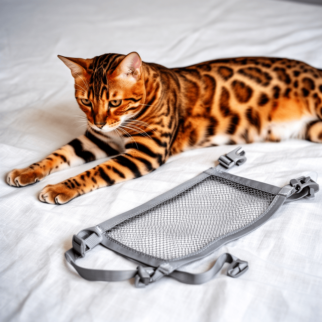 Patelai 5 Pcs Cat Bathing Bag Set Cat Grooming Bag with cat - professional product lifestyle photo