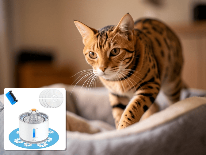 How Kitten Water Fountains Work - expert best cat water fountain for kittens guide